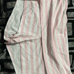 PINK Victoria's Secret Pink and White Striped Shorts